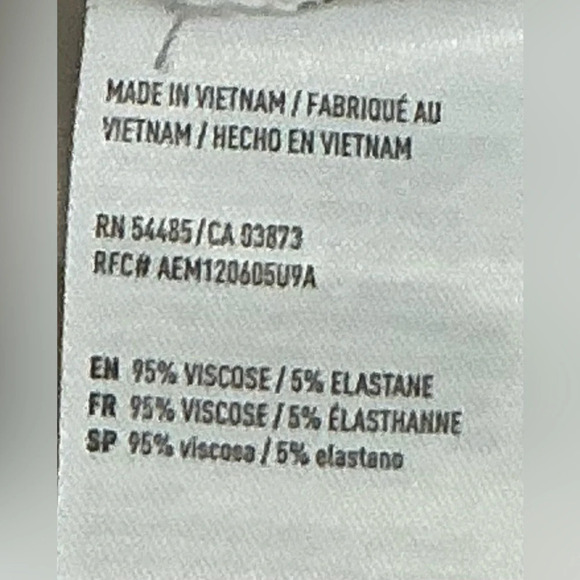 American Eagle Soft & Sexy Slub Short Sleeve Ombre T-Shirt - Picture 9 of 9